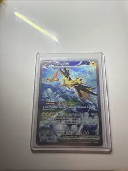 Pokemon TCG Zapdos EX Card 202/165 Scarlet Violet-151 Ungraded Mint Condition - Image 1