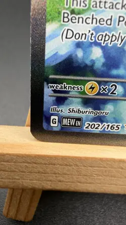 Pokemon TCG Zapdos EX Card 202/165 Scarlet Violet-151 Sir English 2023 NM - Image 5