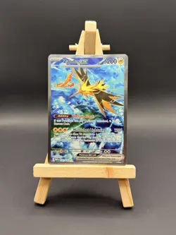 Pokemon TCG Zapdos EX Card 202/165 Scarlet Violet-151 English Sir NM Condition - Image 1
