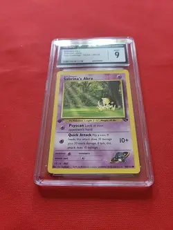 Pokemon: Sabrina's Abra #94/132 1st Edition Gym Challenge 2000 - CGC 9 - E69 - Image 3