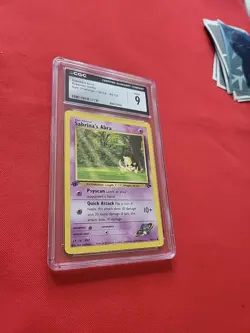 Pokemon: Sabrina's Abra #94/132 1st Edition Gym Challenge 2000 - CGC 9 - E69 - Image 5