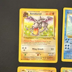 Pokemon TCG Fossil holo 6 card lot Aerodactyl Articuno Zapdos Kabutops Muk Ditto - Image 2