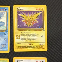 Pokemon TCG Fossil holo 6 card lot Aerodactyl Articuno Zapdos Kabutops Muk Ditto - Image 4