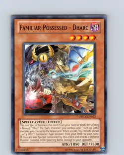 Yu-Gi-Oh TCG Familiar-Possessed - Dharc ORCS-EN033 Unlimited Common Card LP-NM - Image 1