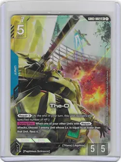 The-O Alternate Art Foil - GD03-002 LR+ - Gundam TCG Card Game - Image 1