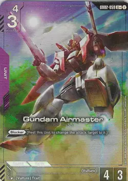 Gundam TCG Gundam Airmaster U+ GD02-059 Dual Impact Card Game Uncommon Alt Art - Image 1