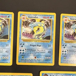 Pokemon TCG Gyarados Base Set Base Set 2 Team Rocket 5 card Holo lot to - Image 3