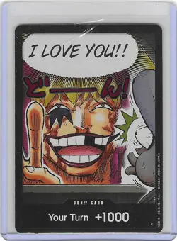 Don!! Card I Love You!! Alt Art One Piece Kingdoms Of Intrigue English NM - Image 1