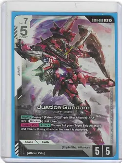 Freedom Gundam GD01-065 [Foil] - Gundam Card Game - Newtype Rising (ENG) Mint - Image 1