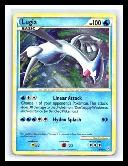 💥 2011 Pokemon Call of Legends LUGIA Rare Holo # 11/95 Vintage Card - Image 1