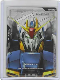 Zeta Gundam - Gundam TCG Card Game Dual Impact Foil Resource - GD02 C+ R-018 - Image 1