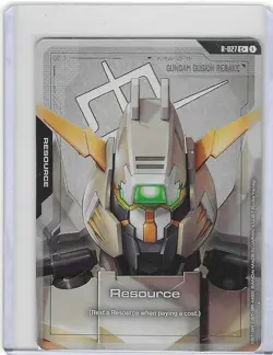 Resource R-027 C+ Gundam Card Game - Steel Requiem - Mint - Image 1