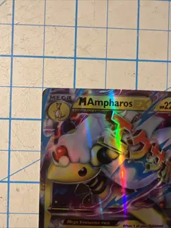 Custom M Ampharos Ex Fun Fan Art (Custom Made Card) Pokemon Card - Image 2