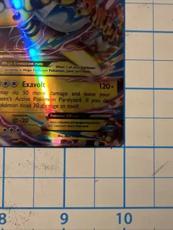 Custom M Ampharos Ex Fun Fan Art (Custom Made Card) Pokemon Card - Image 4