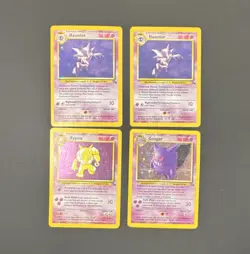 Pokemon TCG Fossil Holo 4-Card Lot Haunter x2 Hypno Gengar - Image 1