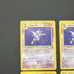 Pokemon TCG Fossil Holo 4-Card Lot Haunter x2 Hypno Gengar - Image 2