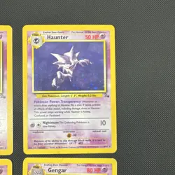 Pokemon TCG Fossil Holo 4-Card Lot Haunter x2 Hypno Gengar - Image 3
