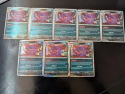 Gengar 050/088 Me03: Perfect Order Holo Reverse Lot Of 8 Cards - Image 1