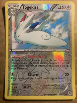 Togekiss Pokemon Card Plasma Storm 104/135 Holo LP - Image 1