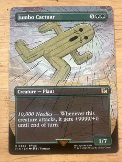Jumbo Cactuar (Borderless) R FINAL FANTASY 343 NM FIN - Image 1