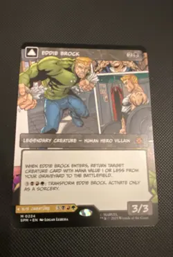 Eddie Brock (0224) (Borderless) Marvel's Spider-Man Regular MTG - Image 1