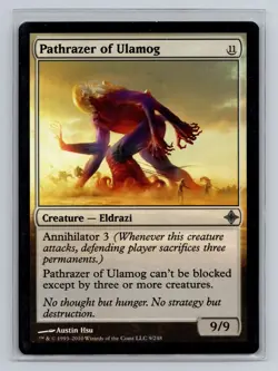 Pathrazer of Ulamog Rise of the Eldrazi #9 MTG Eldrazi Creature 9/9 Annihilator - Image 1