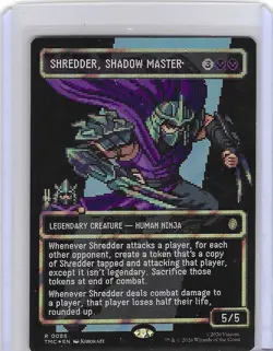 Shredder, Shadow Master (Borderless) (Surge Foil) Commander: Teenage Mutant Mint - Image 1