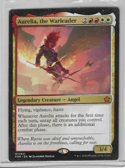Aurelia, the Warleader #651 M -NM - Magic the Gathering - Regular - MTG - Image 1