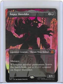 Super Shredder #217 M - Teenage Mutant Ninja Turtles TMNT MTG - Non-Foil - Image 1