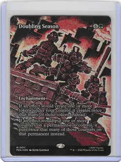 Doubling Season #11 M Foil Teenage Mutant Ninja Turtles - TMNT - MTG Mint - Image 1