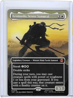 Leonardo Sewer Samurai #215 M - Teenage Mutant Ninja Turtles TMNT MTG Non-Foil - Image 1