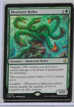 Mossborn Hydra #107 R - NM - Magic the Gathering -Regular - MTG - Image 1