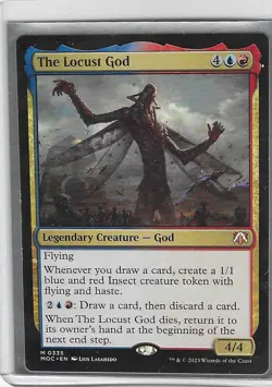 The Locust God #335 M -NM - Magic the Gathering - Regular - MTG - Image 1
