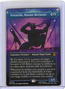 Donatello, Mutant Mechanic #216 Foil MTeenage Mutant Ninja Turtles TMNT MTG Mint - Image 1