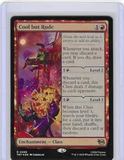 Cool but Rude #89 R Foil Teenage Mutant Ninja Turtles TMNT MTG Mint - Image 1