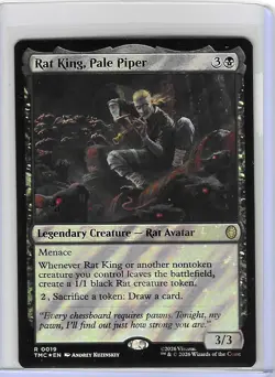 Rat King, Pale Piper #19 R Surge Foil Teenage Mutant Ninja Turtles TMNT MTG Mint - Image 1