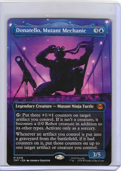 Donatello, Mutant Mechanic #216 Teenage Mutant Ninja Turtles TMNT MTG Non-Foil - Image 1