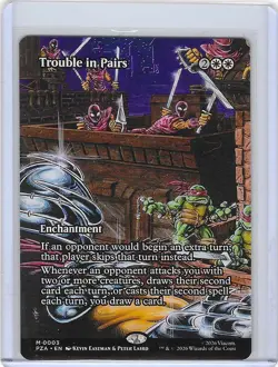Trouble in Pairs #3 M - Teenage Mutant Ninja Turtles TMNT MTG Non-Foil - Image 1
