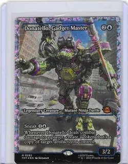 Magic: The Gathering Donatello, Gadget Master showcase fracture foil TMNT M0293 - Image 1