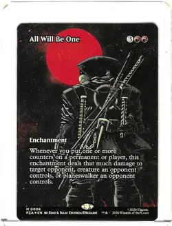 All Will Be One #8 M Foil - Teenage Mutant Ninja Turtles TMNT MTG - Mint - Image 1