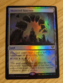 Shattered Sanctum MtG 1x Secrets of Strixhaven FOIL - Image 1