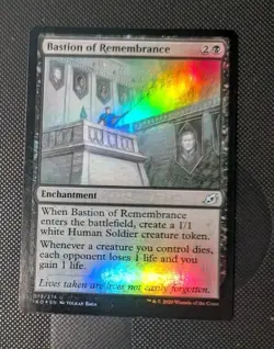 MTG *FOIL* Ikoria Lair of Behemoths Uncommon BASTION OF REMEMBRANCE NM - Image 1