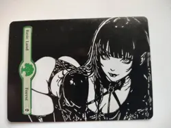 1x Forest Altered Art Hand Drawn MTG Basic Land AA9918 by SpellBound - Image 2