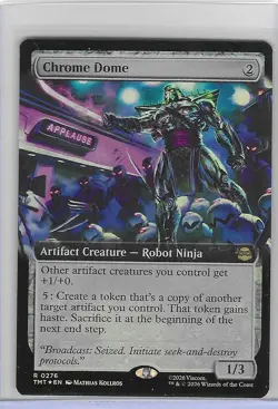 Chrome Dome #276 Foil R - Teenage Mutant Ninja Turtles TMNT - MTG - Image 1