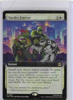 Turtles Forever #261 Foil R - Teenage Mutant Ninja Turtles TMNT - MTG - Mint - Image 1