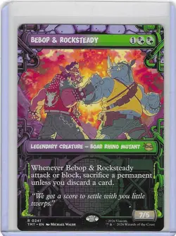 Bebop & Rocksteady #241 R Teenage Mutant Ninja Turtles TMNT - Non-Foil - Image 1