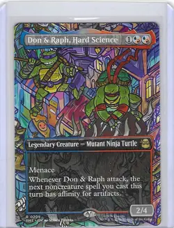 Don & Raph, Hard Science #205 R - Teenage Mutant Ninja Turtles TMNT - Non-Foil - Image 1