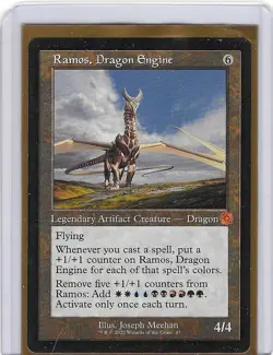 Ramos, Dragon Engine M - NM - Magic the Gathering -Regular - Retro Frame - MTG - Image 1