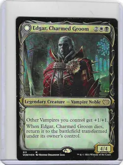 Edgar, Charmed Groom #311 R - NM - Magic the Gathering - Foil - MTG - Image 1