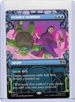 Kitsune's Technique #229 R - Teenage Mutant Ninja Turtles TMNT - MTG Non-Foil - Image 1